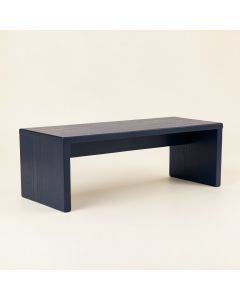Glen Dell Indoor Bench - Navy (synthetic illustration; no displayed measurements)