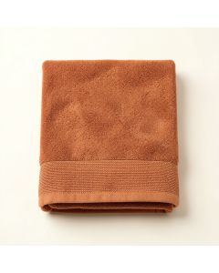 Flint Bridge Bath Towel - Terracotta (synthetic illustration; no displayed measurements)