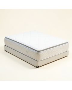 White Noise 10 '' Medium Innerspring Mattress And Box Spring Set (synthetic illustration; no displayed measurements)