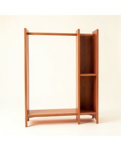 Vale Crest Empty Garment Rack - Terracotta (synthetic illustration; no displayed measurements)