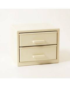 Cliff Canyon Small-Parts Storage Drawer Cabinet - Ivory (synthetic illustration; no displayed measurements)