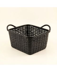 Reed Bluff Empty Storage Basket - Black (synthetic illustration; no displayed measurements)
