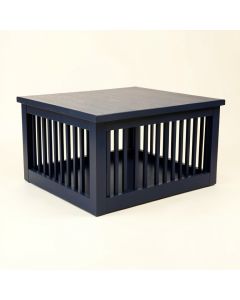 Ash Falls Empty Furniture-Style Pet Crate - Navy (synthetic illustration; no displayed measurements)