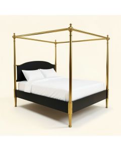 Elzadie Queen Four Poster Bed (synthetic illustration; no displayed measurements)