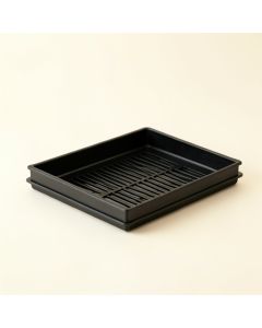 Laurel Dell Empty Under-Desk Cable Tray - Black (synthetic illustration; no displayed measurements)