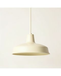 Brook Dale Pendant Light Suspended From One Plain Cable - Cream (synthetic illustration; no displayed measurements)
