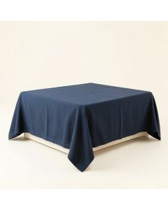 Spruce Brook Flat Bed Sheet - Navy (synthetic illustration; no displayed measurements)