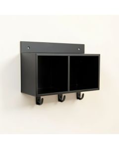 Briar Arc Wall-Mounted Entryway Organizer Shelf (synthetic illustration; no displayed measurements)