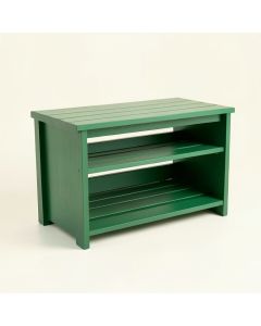 Elm Edge Shoe Storage Bench - Green (synthetic illustration; no displayed measurements)