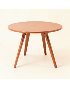 Stone Crest Patio Table - Terracotta (synthetic illustration; no displayed measurements)