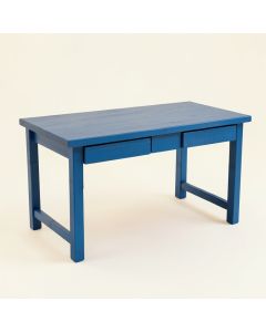 Stone Arc Empty Workshop Workbench - Blue (synthetic illustration; no displayed measurements)