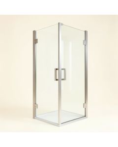 Infinity 43 '' W X 70 '' H Semi-Frameless Shower Door (synthetic illustration; no displayed measurements)