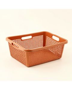 Flint Bend Empty Storage Basket - Terracotta (synthetic illustration; no displayed measurements)