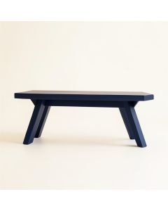 Field Canyon Indoor Bench - Navy (synthetic illustration; no displayed measurements)