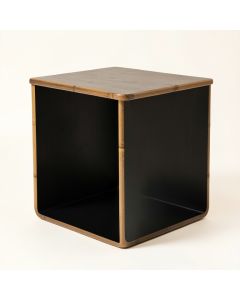 Sage Bend Side Table - Black (synthetic illustration; no displayed measurements)