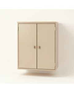 Field Crest Wall-Mounted Laundry Cabinet - Beige (synthetic illustration; no displayed measurements)