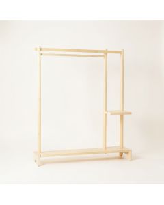Cliff Bluff Empty Garment Rack - Ivory (synthetic illustration; no displayed measurements)