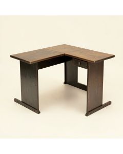 Industrial Vintage Home Office L-Shape Desk (synthetic illustration; no displayed measurements)