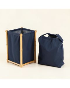 Elm Arc Laundry Sorting Station With Plain Removable Bags (synthetic illustration; no displayed measurements)