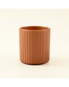 River Bluff Empty Candle Holder - Terracotta (synthetic illustration; no displayed measurements)