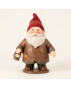 Edison With The Lighted Lantern Garden Gnome Statue (synthetic illustration; no displayed measurements)