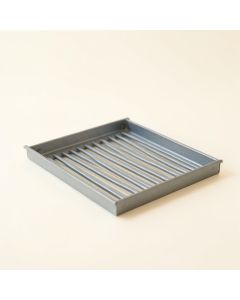 Ridge Crest Empty Under-Desk Cable Tray - Gray (synthetic illustration; no displayed measurements)