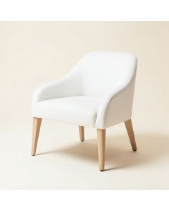 Belmont Side Chair In White (synthetic illustration; no displayed measurements)