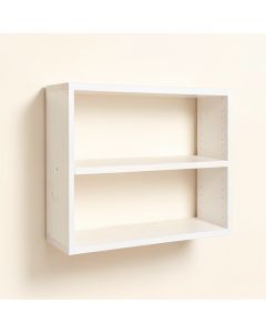 Eppler 21.85 '' W X 12 '' H X 6.98 '' D Solid Wood Wall Mounted Bathroom Shelves (synthetic illustration; no displayed measurements)