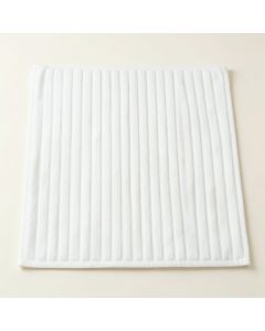 Clay Crest Bath Mat - White (synthetic illustration; no displayed measurements)