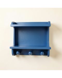 Brook Branch Wall-Mounted Entryway Organizer Shelf - Blue (synthetic illustration; no displayed measurements)