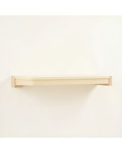 Ridge Bluff Wall-Mounted Shelf - Cream (synthetic illustration; no displayed measurements)