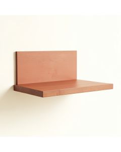 Maple Bend Wall-Mounted Shelf - Terracotta (synthetic illustration; no displayed measurements)
