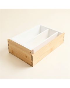 Ash Arc Empty Pantry Drawer Organizer Insert (synthetic illustration; no displayed measurements)