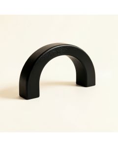 Clay Bluff Cabinet Handle Without Packaging - Black (synthetic illustration; no displayed measurements)