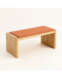 Hill Brook Indoor Bench - Terracotta (synthetic illustration; no displayed measurements)