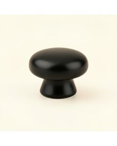 Fern Canyon Cabinet Knob Without Packaging - Black (synthetic illustration; no displayed measurements)
