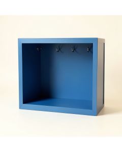 Reed Arc Empty Mug-Storage Cabinet Insert - Blue (synthetic illustration; no displayed measurements)