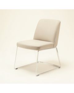 Rayburn Stacking Side Chair In Clear (synthetic illustration; no displayed measurements)