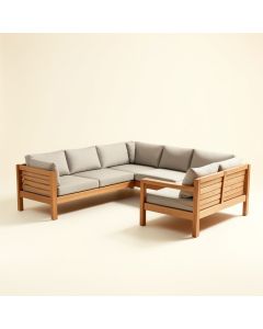 Riad Patio Sectional With Cushions (synthetic illustration; no displayed measurements)