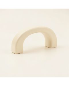 Ash Bridge Cabinet Handle Without Packaging - Ivory (synthetic illustration; no displayed measurements)