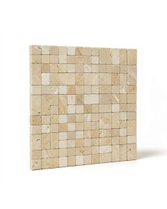 12 '' X 12 '' Natural Stone Peel & Stick Mosaic Tile (synthetic illustration; no displayed measurements)