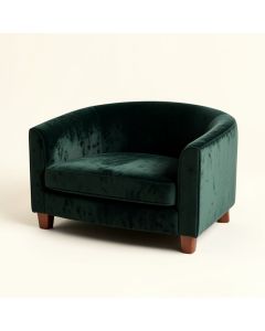 Camren 72 '' Velvet Round Arm Sofa (synthetic illustration; no displayed measurements)
