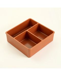 Stone Arc Empty Pantry Drawer Organizer Insert - Terracotta (synthetic illustration; no displayed measurements)