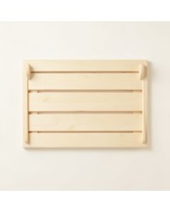 Ash Bend Empty Wall-Mounted Tool Organizer Panel - Ivory (synthetic illustration; no displayed measurements)