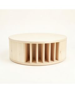 Wren Crest Shoe Storage Bench - Ivory (synthetic illustration; no displayed measurements)
