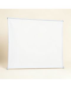 White 100 '' Diagonal Manual Projection Screen (synthetic illustration; no displayed measurements)
