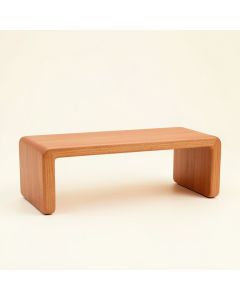 Alder Crest Indoor Bench - Terracotta (synthetic illustration; no displayed measurements)