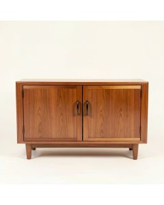 Reed Mid-Century Modern Multicolor 2-Door Wood Dining Room Sideboard (synthetic illustration; no displayed measurements)