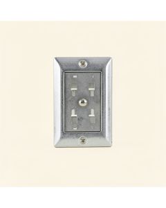Mulholland 1-Gang Duplex Outlet Wall Plate (synthetic illustration; no displayed measurements)