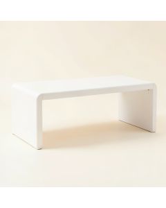 Harbor Bridge Indoor Bench - White (synthetic illustration; no displayed measurements)